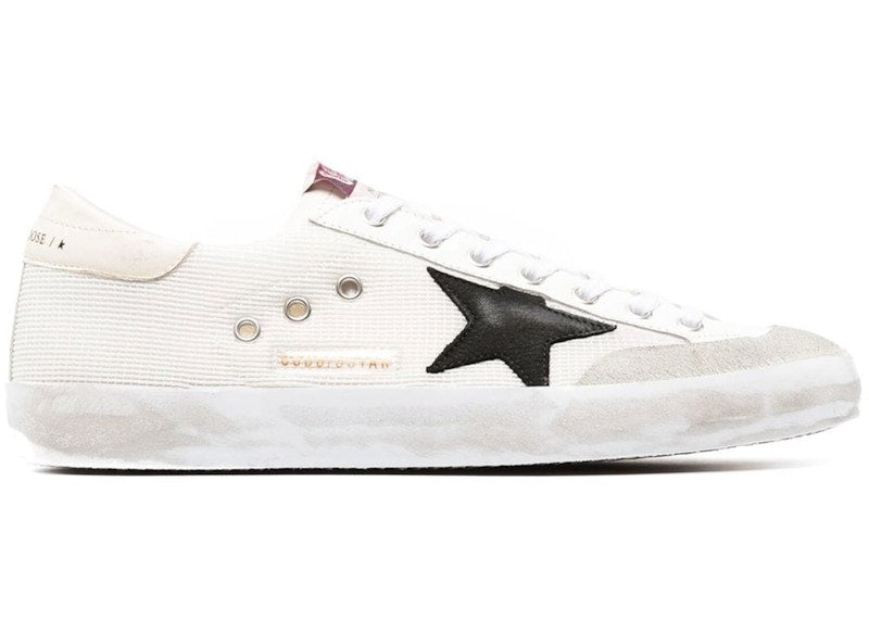 Golden Goose Super-Star Nylon White Black Beige