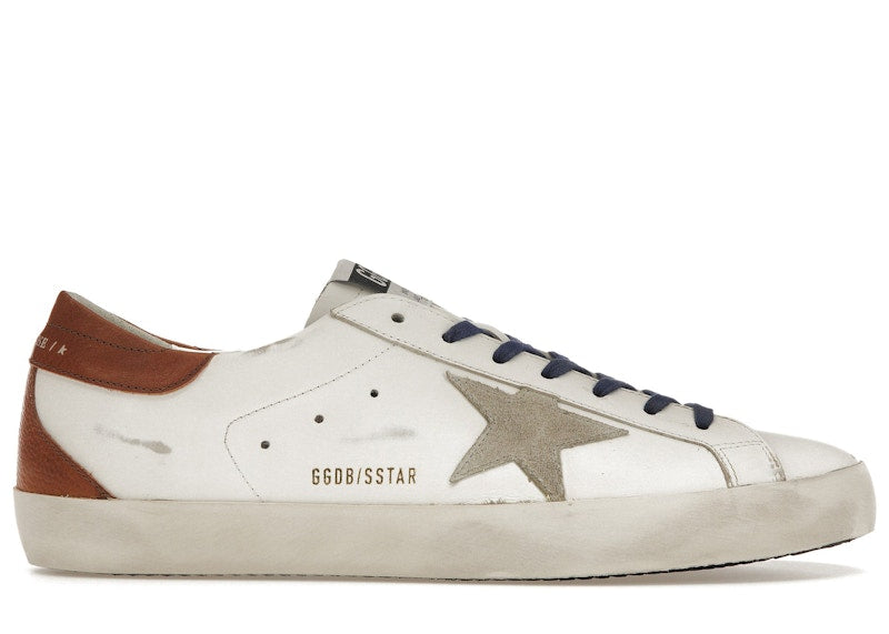 Golden Goose Super-Star White Ice Brown Blue