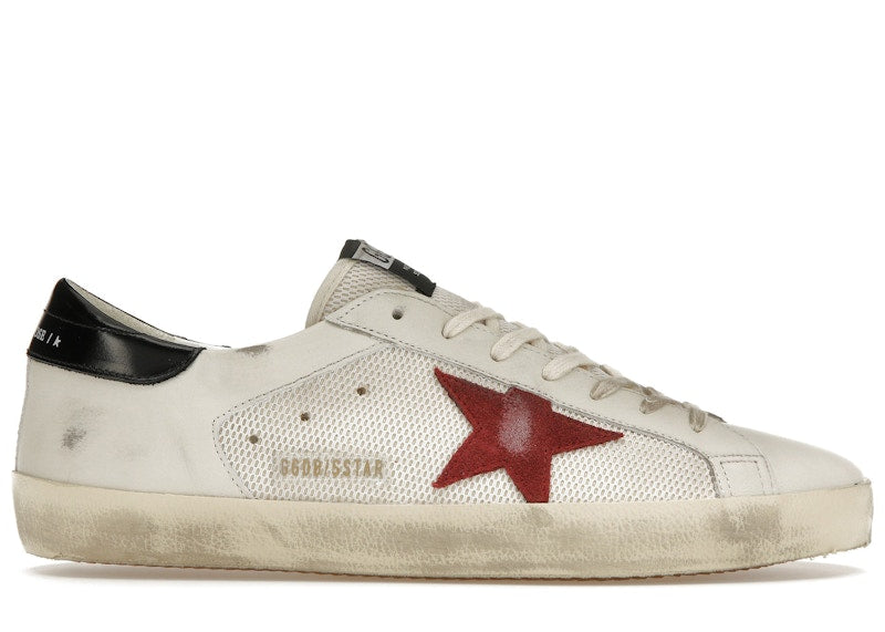 Golden Goose Super-Star White Red Black