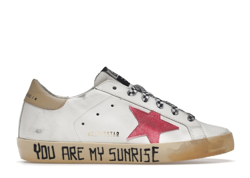 Golden Goose Super-Star You Are My Sunrise White Red (Women's)