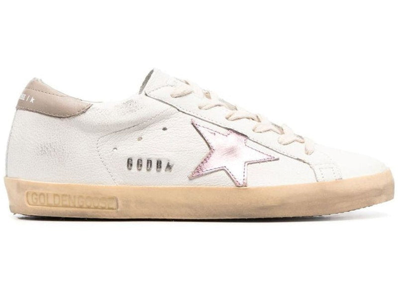 Golden Goose Super-Star White Antique Pink Metallic (Women's)