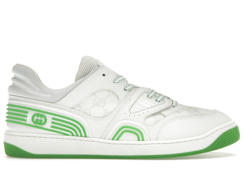 Gucci Basket Low White Demetra Green