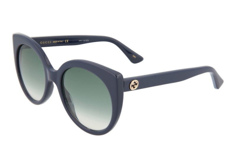 Gucci Cat Eye Sunglasses Blue/Grey (Gg0325S-30002854-008)