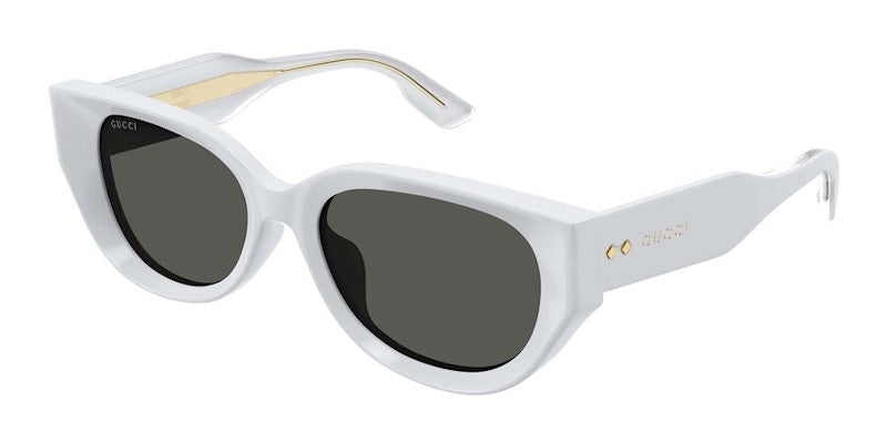 Gucci Cat Eye Sunglasses Light Gray/Black (Gg1532Sa-003)