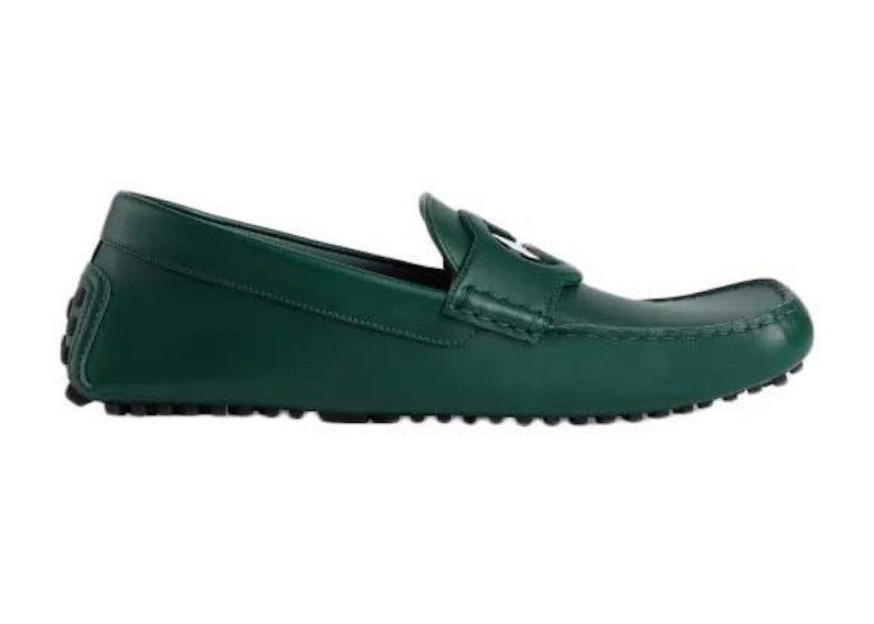 Gucci Interlocking G Moccasins Green