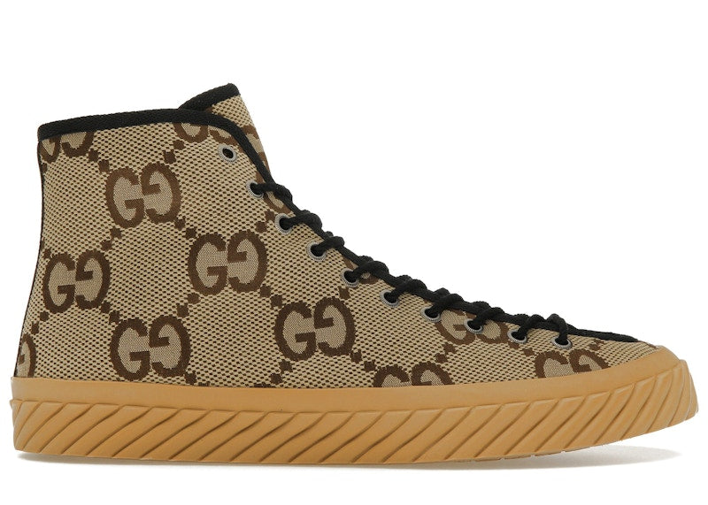 Gucci Maxi Gg High Top Beige Ebony