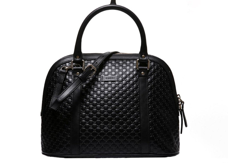 Gucci Microguccissima Dome Bag Black