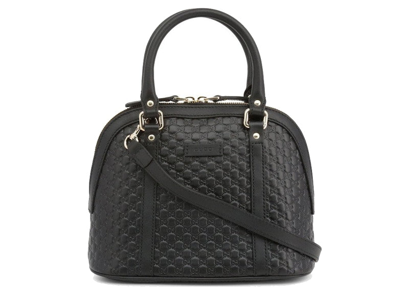 Gucci Microguccissima Dome Bag Small Black