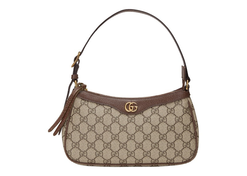 Gucci Ophidia Handbag Small Gg Supreme Beige/Ebony