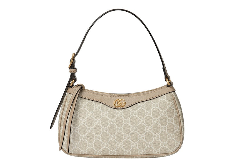 Gucci Ophidia Handbag Small Gg Supreme Beige/White