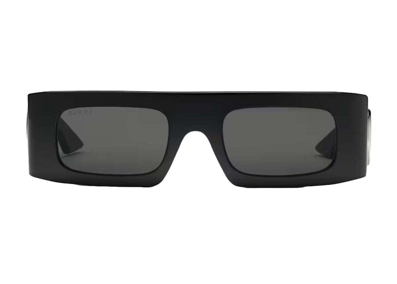 Gucci Rectangular-Frame Sunglasses Black (779489 J1691 1012)