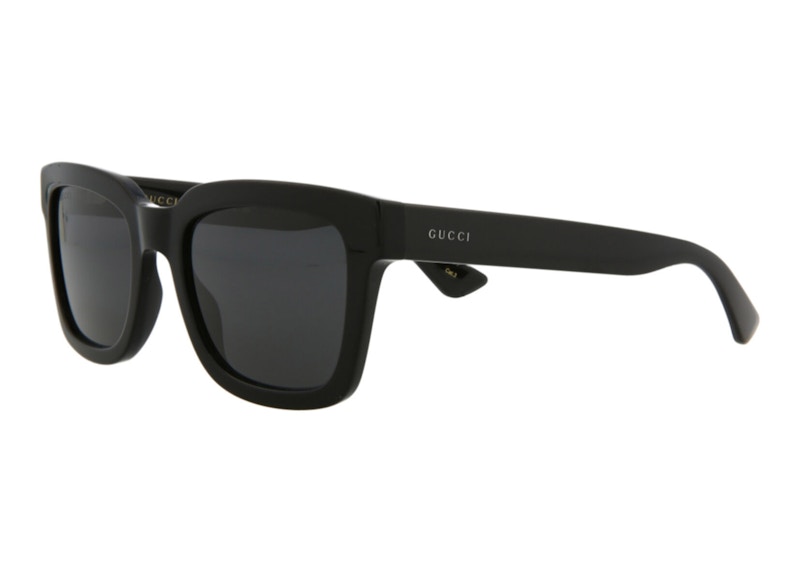 Gucci Square Sunglasses Black/Smoke (Gg0001Sn-30013210-001)