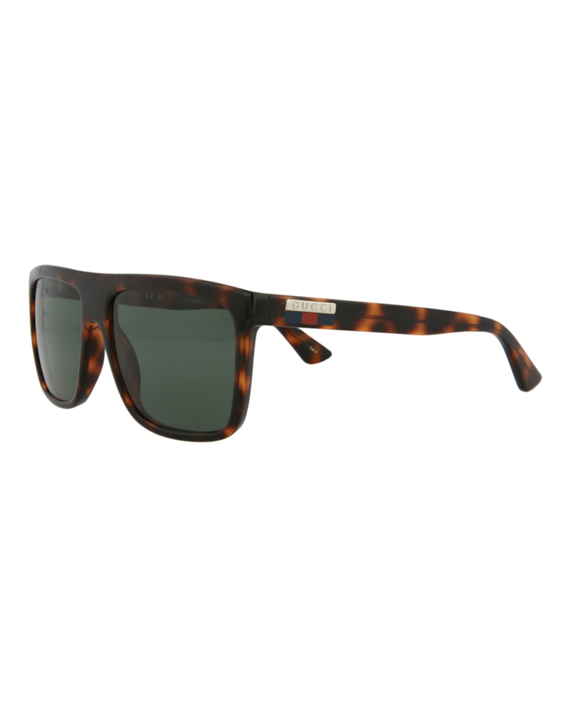 Gucci Square Sunglasses Havana/Havana/Green (Gg0748S-30008888-003)