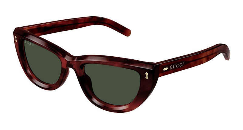 Gucci Tortoise Cat-Eye Frame Sunglasses Havana/Green (Gg1521S-002-Fr)