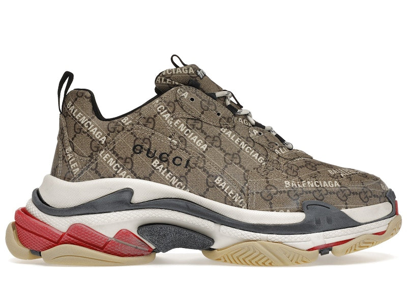 Gucci X Balenciaga The Hacker Project Triple S Beige