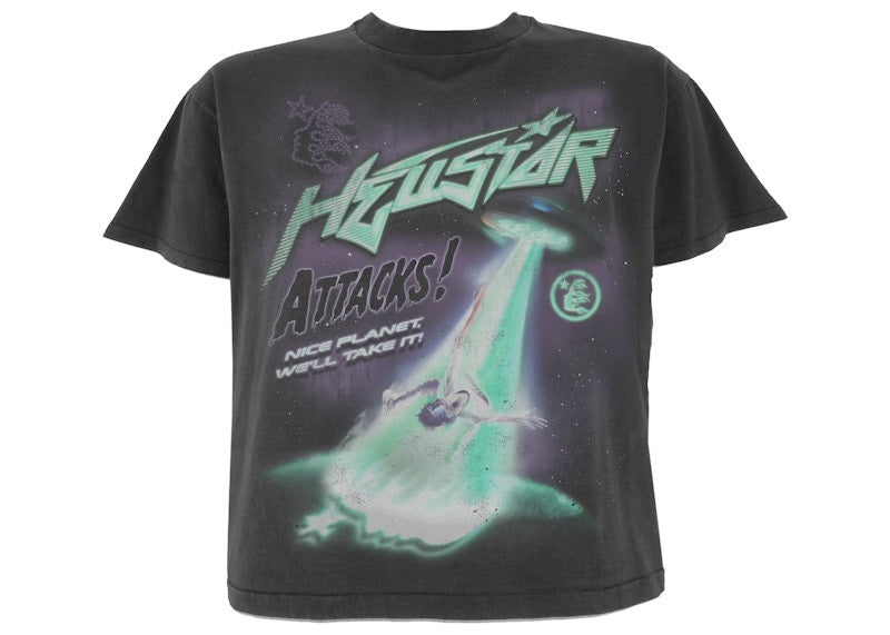 Hellstar Attacks T-Shirt Black