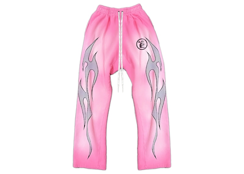 Hellstar Flame Sweatpants Pink