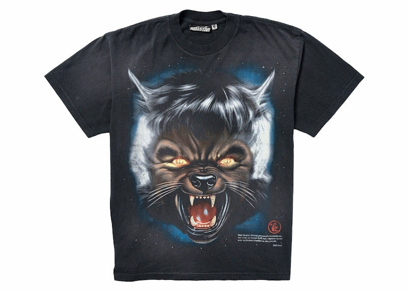 Hellstar Full Moon T-Shirt Black