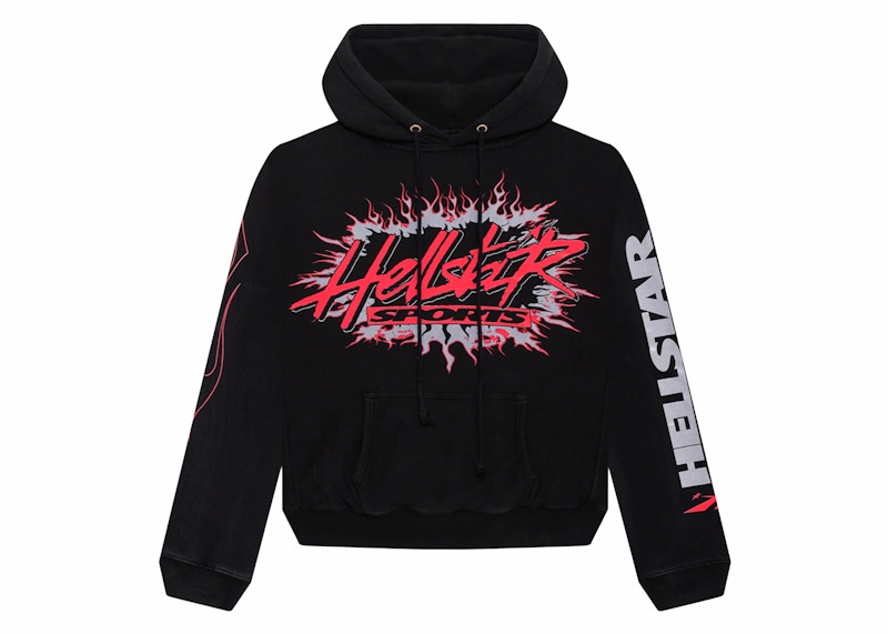 Hellstar Future Flame Hoodie Black