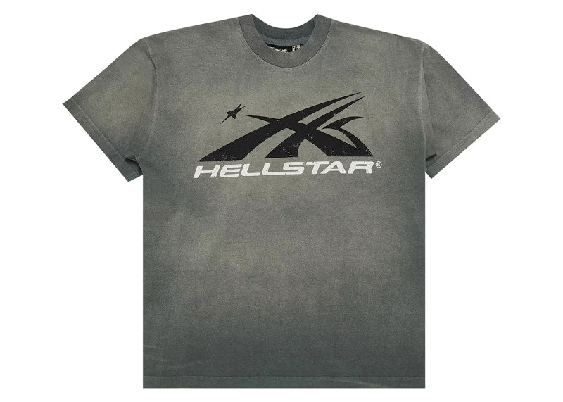 Hellstar Gel Sport Logo T-Shirt Grey