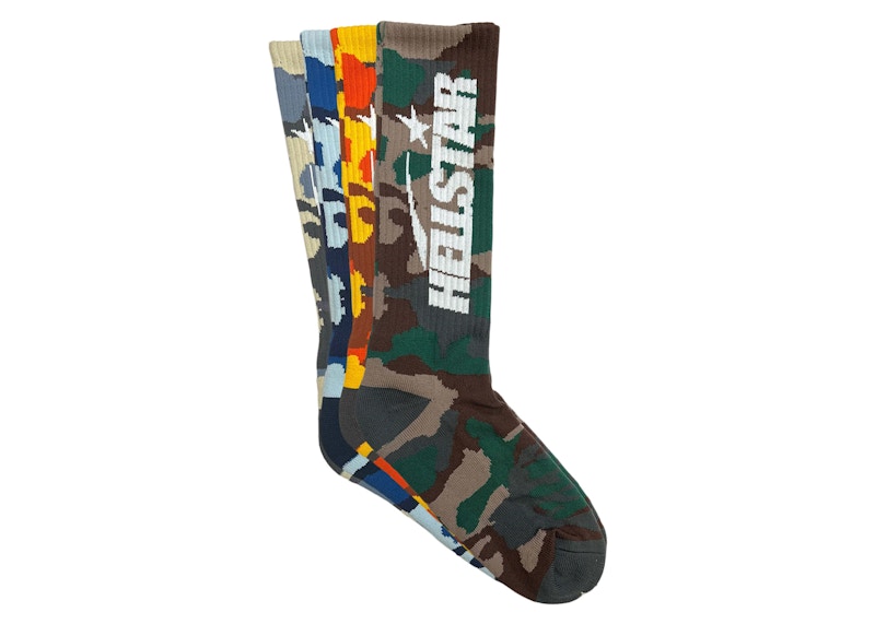 Hellstar Logo Socks (4 Pack) Camo