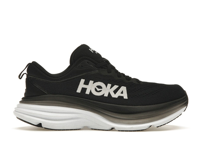 Hoka One One Bondi 8 Black White (Women's)