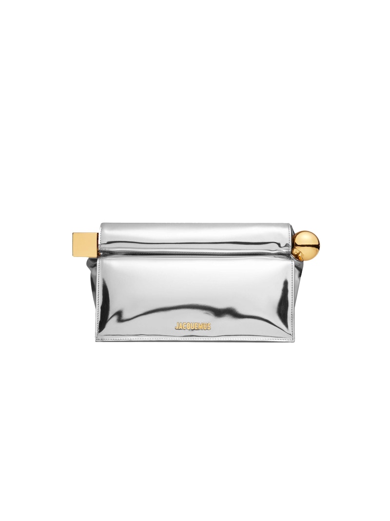 Jacquemus La Pochette Rond Carré Silver