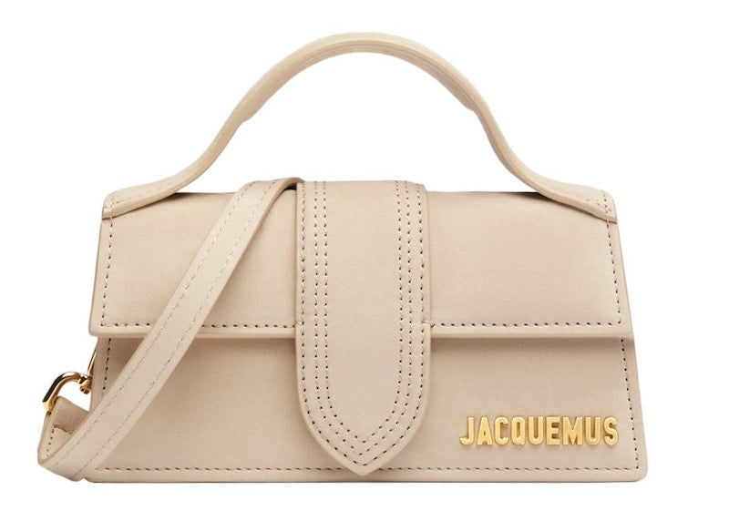 Jacquemus Le Bambino Mini Flap Bag Dark Beige