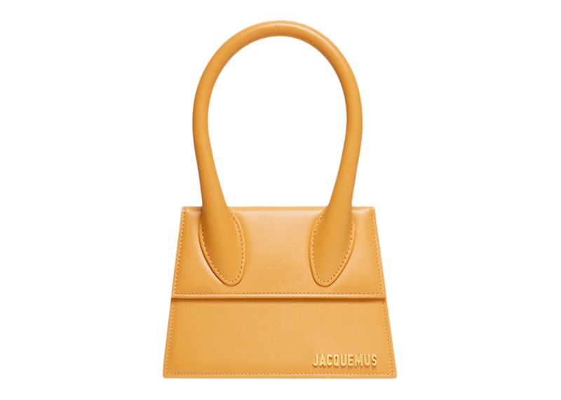 Jacquemus Le Chiquito Moyen Signature Handbag Dark Yellow