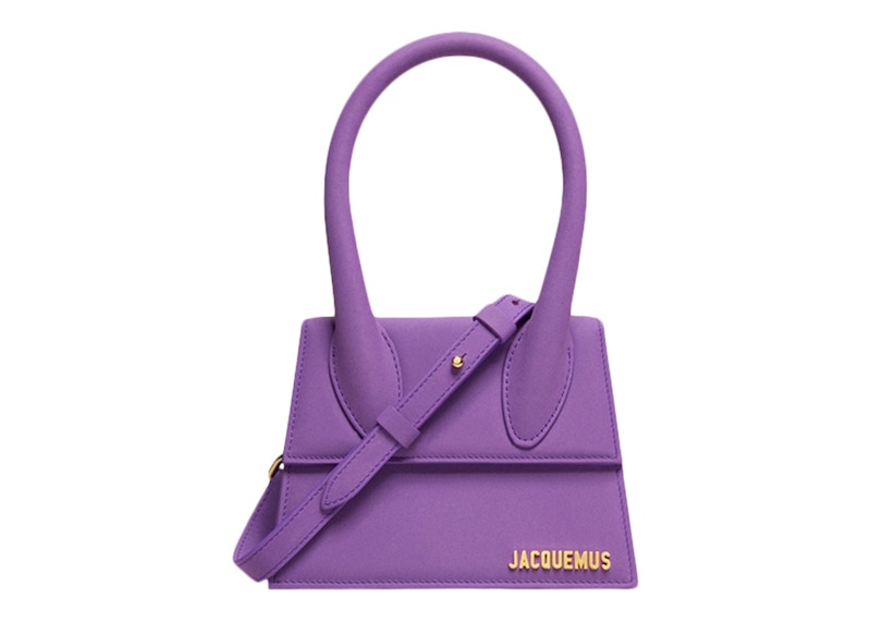 Jacquemus Le Chiquito Moyen Signature Handbag Purple