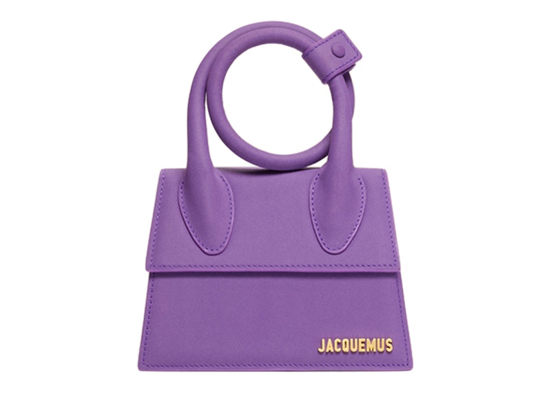 Jacquemus Le Chiquito Noeud Coiled Handbag Purple