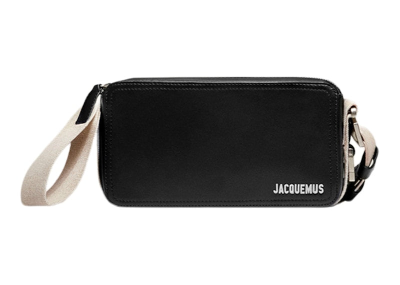 Jacquemus Le Cuerda Horizontal Utility Rectangle Bag Black