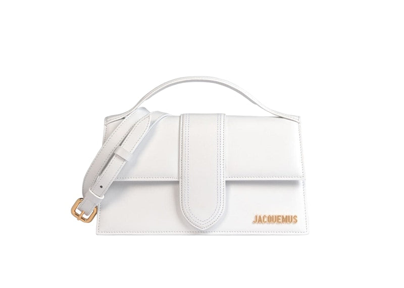 Jacquemus Le Grand Bambino Crossbody Strap Handbag White