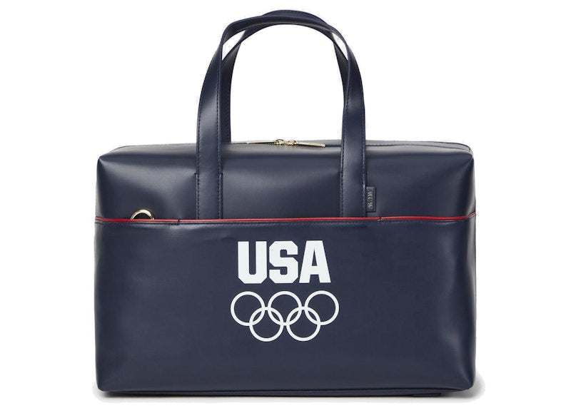 Kith For Team Usa & Away Leather Everywhere Bag Navy