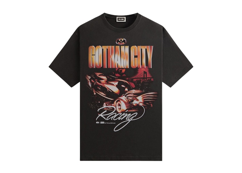 Kith X Batman Batmobile Vintage Tee Black