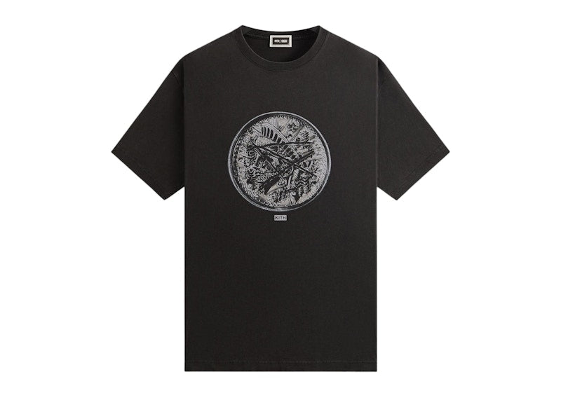 Kith X Batman Coin Vintage Tee Black