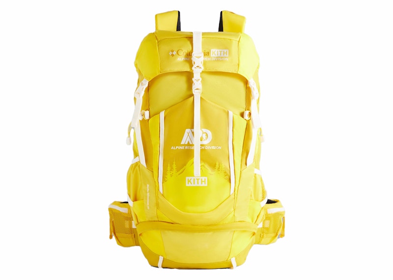 Kith X Columbia 37L Backpack Bright Yellow