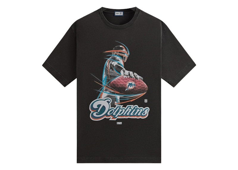 Kith X Nfl 47 Dolphins Vintage Tee Black