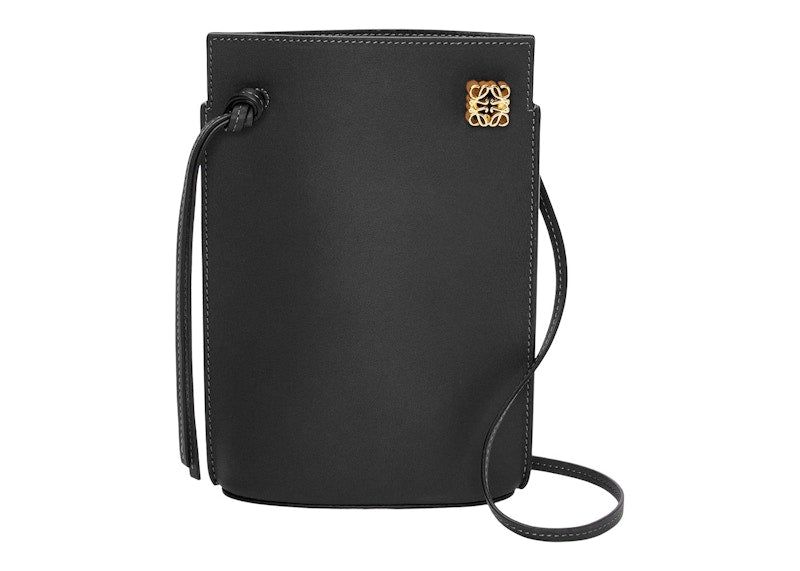 Loewe Dice Pocket In Classic Calfskin Black