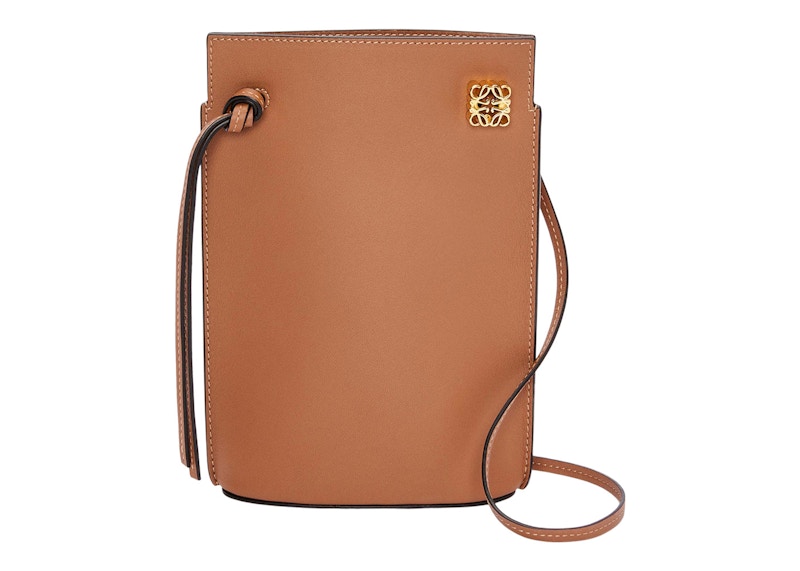 Loewe Dice Pocket In Classic Calfskin Tan