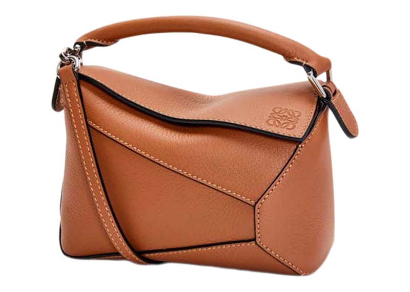 Loewe Mini Puzzle Bag In Classic Calfskin Tan Kicks Machine