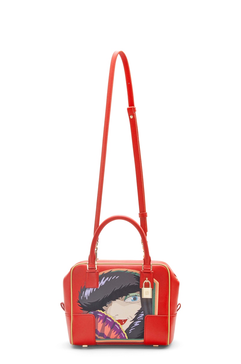 Loewe X Howls Witch Of The Waste Amazona 19 Bag In Nappa Calfskin Red