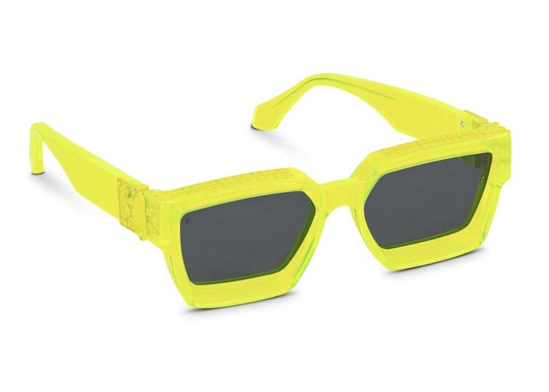 Louis Vuitton 1.1 Millionaire Sunglasses Neon Yellow