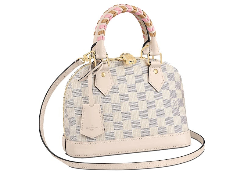 Louis Vuitton Alma Bb Damier Azur/Pink