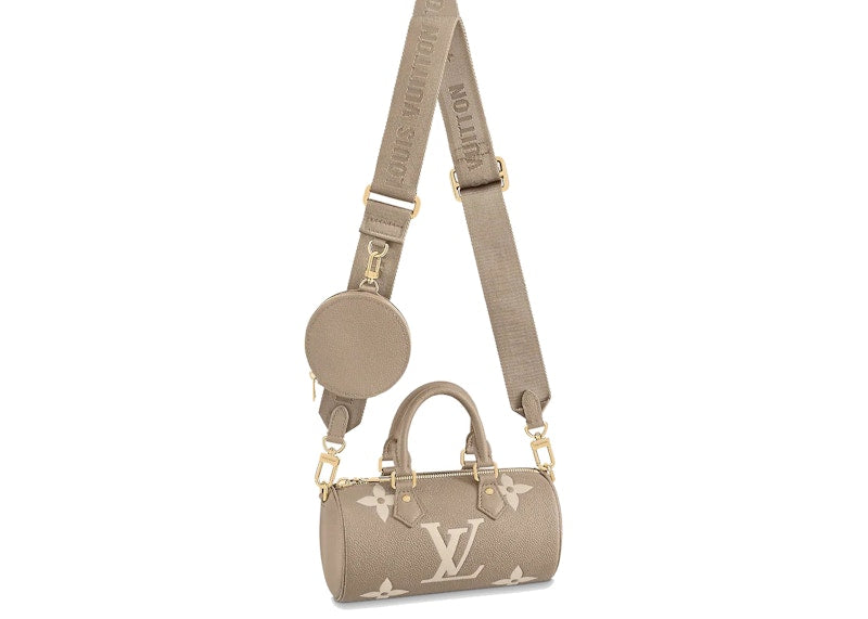 Louis Vuitton Bb Papillon Bicolor Monogram Empriente Dove/Cream