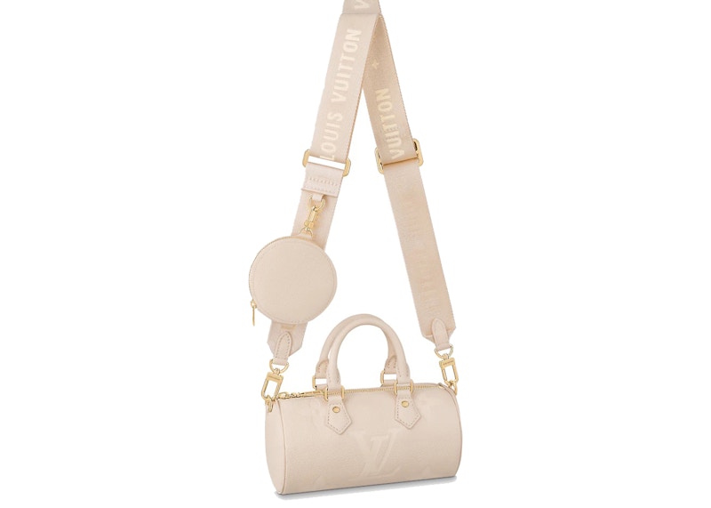 Louis Vuitton Bb Papillon Embossed Creme Beige