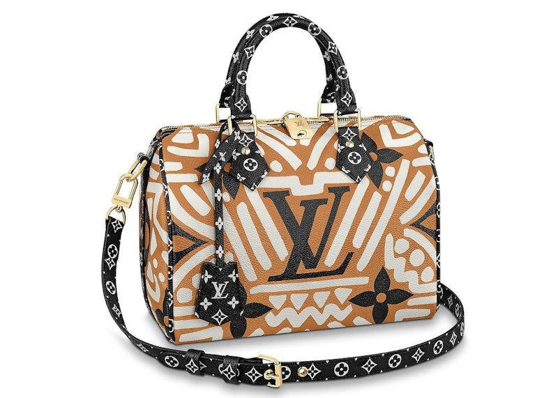 Louis Vuitton Crafty Speedy Bandouliere 25 Caramel/Cream