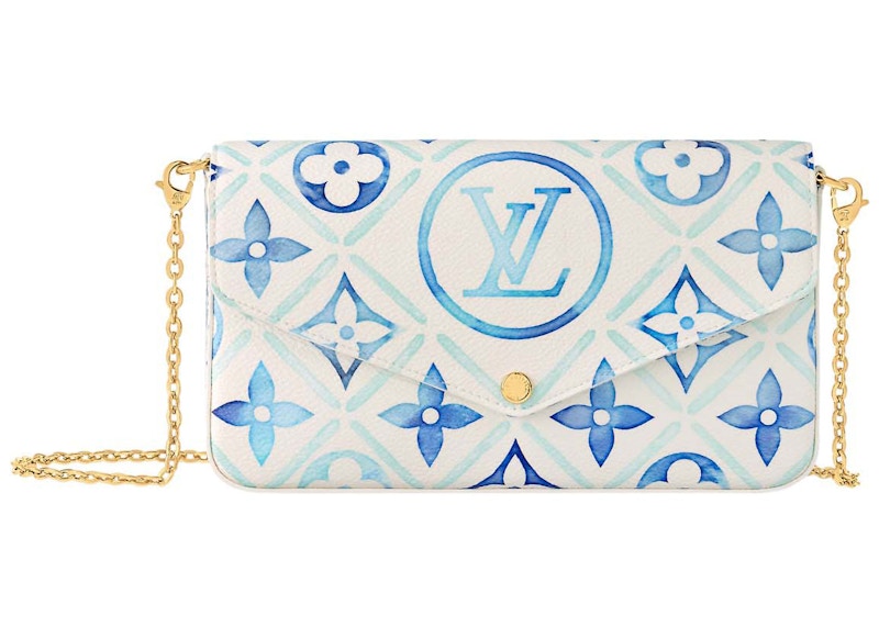 Louis Vuitton Felicie Pochette Lagoon Blue