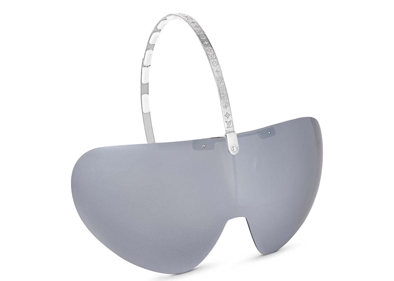 Louis Vuitton Lv Fiction Mask Sunglasses Silver (Z2029U)