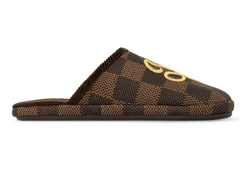 Louis Vuitton Lv Palace Slipper Damier Pop Ebene